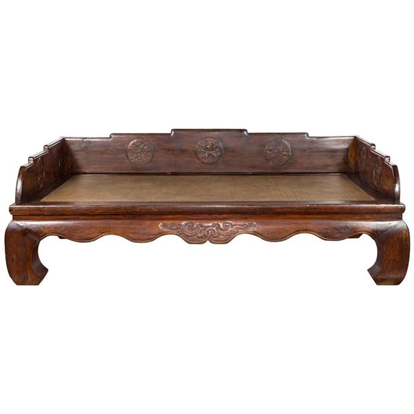 Chinese Hardwood Opium Daybed Qing