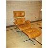 Image 1 : Leather And Aluminum Lounge Chair Herman Miller