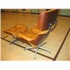 Image 4 : Leather And Aluminum Lounge Chair Herman Miller