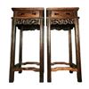 Image 1 : Chinese Huanghuali Wood Stands Pair Qing