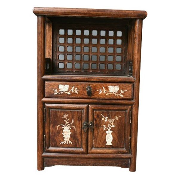 Chinese Huanghuali Wood Cupboard Qing