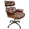 Image 1 : Walnut And Metal Lounge Chair Eames