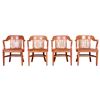 Image 1 : Walnut Wood ArmChair Set
