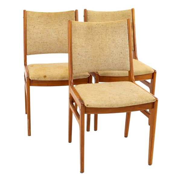 Walnut Wood Dining Chair Set