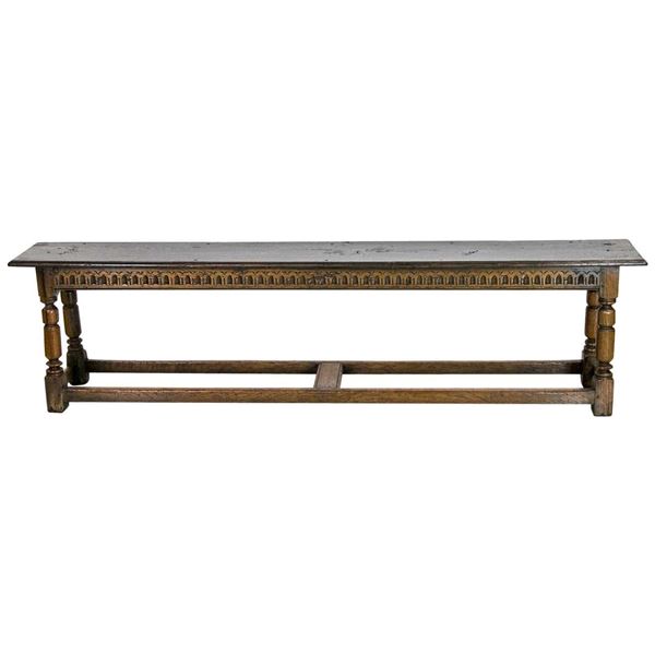 Oak Wood Bench Table English