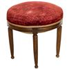 Image 1 : Mahogany Wood Seating Stool English