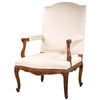 Image 1 : Valnut Wood ArmChair Louis XIV