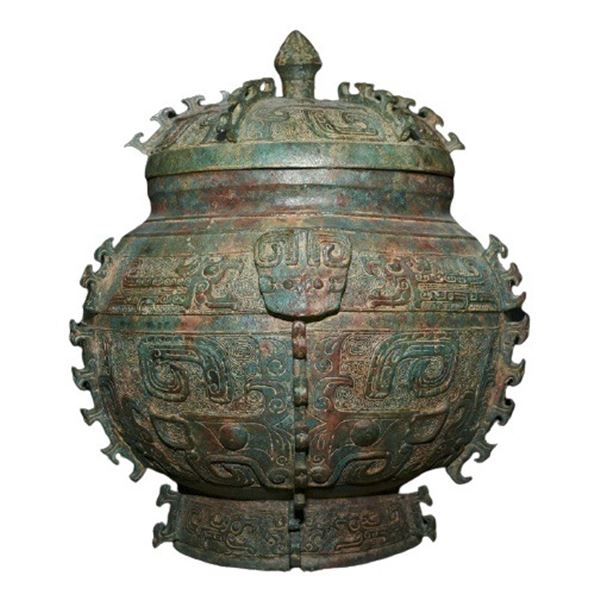 Chinese Bronze Jar Pot