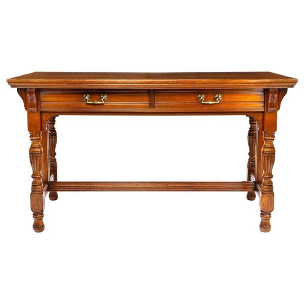 Walnut Wood Library Table English