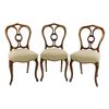 Image 1 : Walnut Wood Side Chair Set English