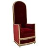 Image 1 : Red Velvet Victorian ArmChair English