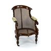 Image 1 : Mahogany Wood Library Chair William IV