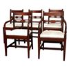 Image 1 : Mahogany Wood Dining Chair Set Queen Anne