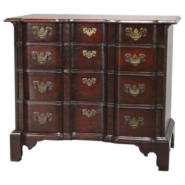 Mahogany Wood Chest English