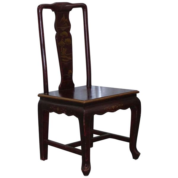 Chinese Hardwood Side Chair Qing