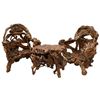 Image 1 : Chinese Hardwood Chairs And Table Set Qing