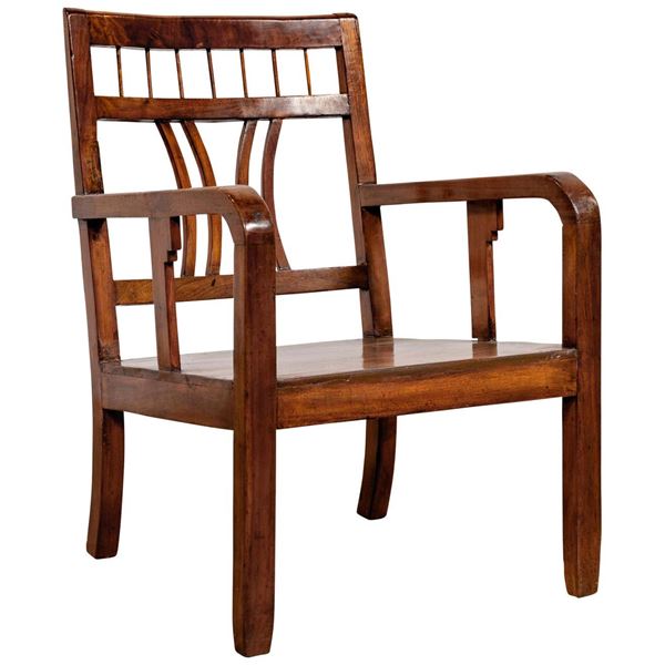 Chinese Elm Wood ArmChair Qing