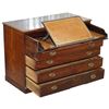Image 1 : Mahogany Wood And Leather Writing Table English