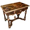 Image 1 : Mahogany Wood Painted Writing Table Louis XIV