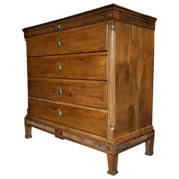 Oak Wood Chest Drawers