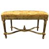 Image 1 : Gilt Wood And Upholstery Bench