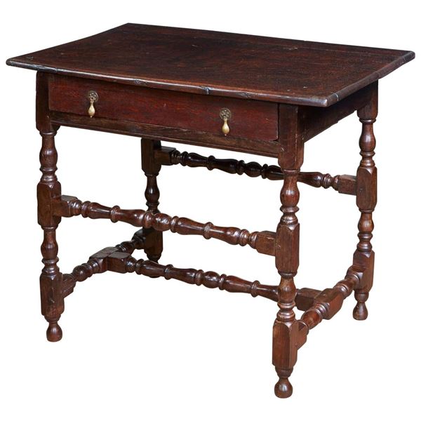 Oak Wood Table Stand William And Mary