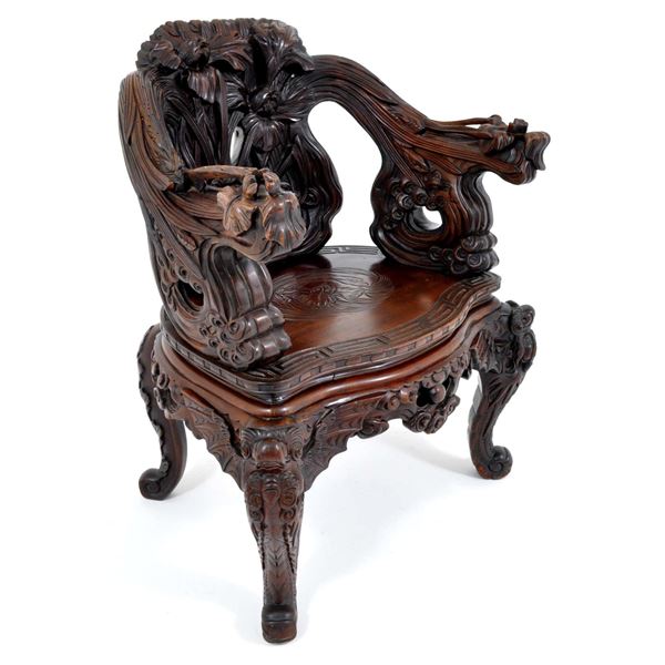 Chinese Rosewood ArmChair Qing