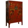 Image 1 : Chinese Lacquer Wood Cabinet Qing