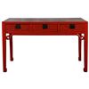 Image 1 : Chinese Lacquer Wood Desk Table Qing