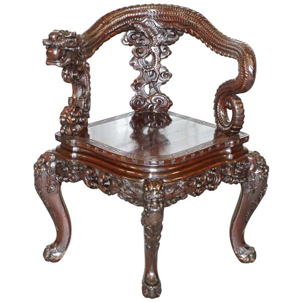 Chinese Hardwood ArmChair Qing