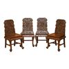 Image 1 : Chinese Harwood Side Chair Set Qing