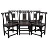 Image 1 : Chinese Walnut Wood ArmChairs Set Qing