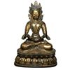 Image 1 : Chinese Gilt Bronze Buddha Figure Ming Dynasty