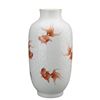 Image 1 : Chinese Red And White Porcelain Vase Daoguang Mark