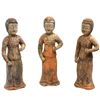 Image 1 : Chinese Pottery Terracotta Statue Set Tang Dynasty