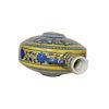 Image 3 : Chinese Yellow and Blue Porcelain Vase Qianlong Mark