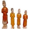 Image 1 : Chinese Pottery Terracotta Statue Set Tang Dynasty
