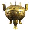 Image 1 : Chinese Gilt Bronze Tripod Censer Ming Dynasty