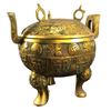 Image 2 : Chinese Gilt Bronze Tripod Censer Ming Dynasty