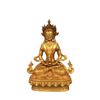 Image 1 : Chinese Gilt Bronze Buddha Figure Qing Dynasty
