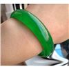 Image 10 : Chinese (A+)Grade Natural Green Jade Bangle