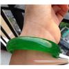 Image 9 : Chinese (A+)Grade Natural Green Jade Bangle