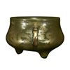 Image 2 : Chinese Teadust Gilt Porcelain Incense Burner Qianlong Mark