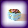 Image 1 : Camellia Box Swarovski Crystals Gold Jewelry Trinket