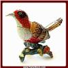 Image 1 : Red Bird Box Swarovski Crystal Jewelry Trinket Trinket