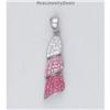 Image 1 : Swarovski Crystals Sterling Silver NECKLACE NEW BIG