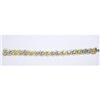 Image 1 : 14K GOLD GREEK KEY 2TONE ITALIAN BRACELET 22g