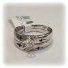 Image 1 : Diamond Christian CROSS Wedding Ring Set Gold 10K