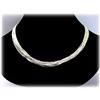 Image 1 : Sterling Silver Multi Strand Necklace 17" 12 Solid Chain