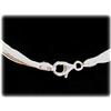 Image 2 : Sterling Silver Multi Strand Necklace 17" 12 Solid Chain